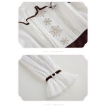 Nikki Tomorrow Perfect Score White Pink Printed Lolita Dress